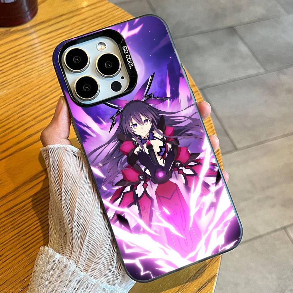 

Чехол для телефона T-Tohka Form D-Date-a-Live для iPhone 16 17 15 14 12 13 Pro Max Черный Конфетный Матовый Ударопрочный Чехол iPhone12