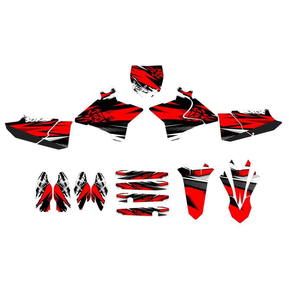 

Waterproof Body Stickers for Yamaha YZ125-250 Off-road Motorcycles (2015-2021) Thick - 29mil