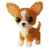 3D Animal Ornament Sewing Set 3D Animals Bead Craft Kit 3D Animal Dog Shape Bead Embroidery Set for Crafting Enthusiasts Girls