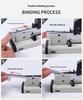 Huapuda 240 Heavy-Duty Extra Large Stapler for Students and Leather Projects