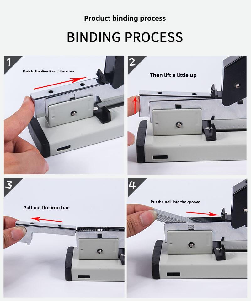 Huapuda 240 Heavy-Duty Extra Large Stapler for Students and Leather Projects