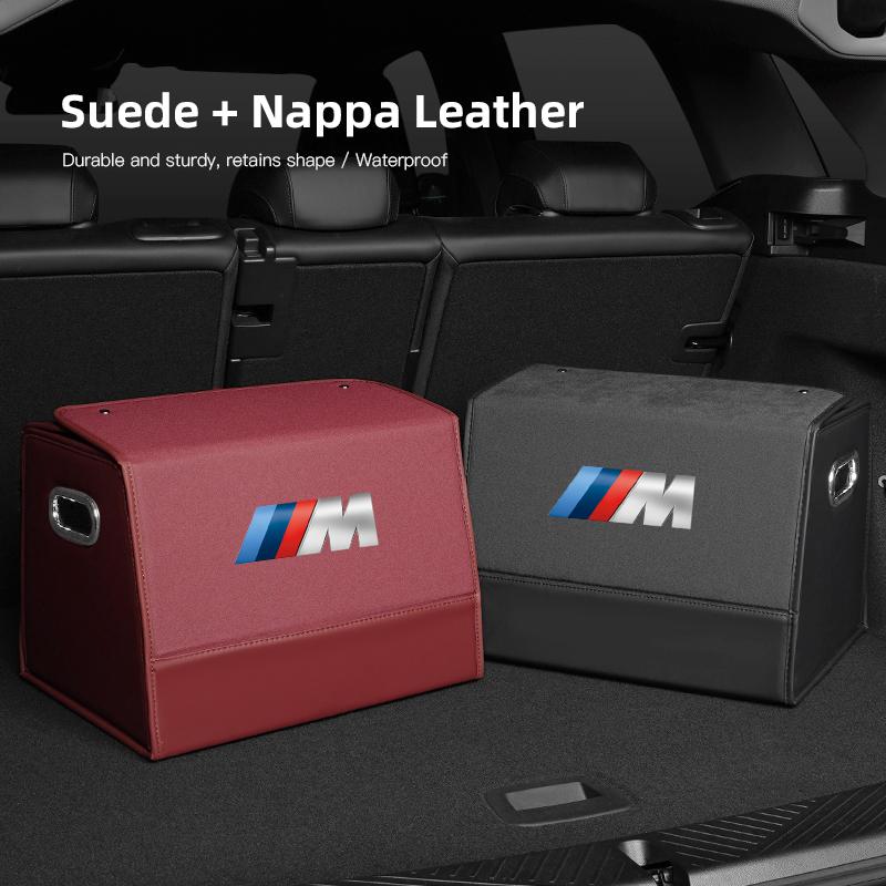 SNLL4 For BMW 3 5 Series E87 F30 X1 X3 X5,M2 M3 M 4 M5 Car Trunk Storage Box Large-Capacity Foldable Stowing Tidying Bag Accessories