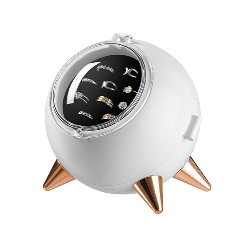 Ящик для хранения ювелирных изделий большой емкости, многослойный, подарки для девочек, украшение для дома, ожерелье, браслет белый