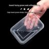 Disposable Microwavable Rectangular Food Containers with Lids