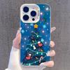 Christmas Tree Is Suitable for Apple 16 Mobile Phone Case iPhone13Pro Laser 14max Anti-drop 12 High-quality Colored Silver 15.
