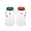 500ml Tragbare Cartoon-Bären Transparente Flaschen Klare Milchtee Kaffee Flasche Für Bubble Tea Saft Milchshake Partyzubehör