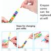 Creative 20colors Crayon Student Drawing Color Pencil Multicolor Art Writing Pen for Kids  Children's Graffiti Crayon Graffiti Pen