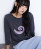BOUNDARY Snail Graphic Sleeveless T-Shirt [Charcoal]