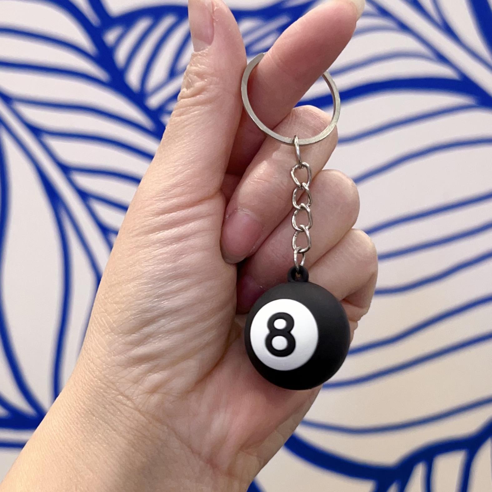 

3D спортивный брелок: Украшения для школьных ранцев на тему баскетбола, футбола, тенниса и бильярда