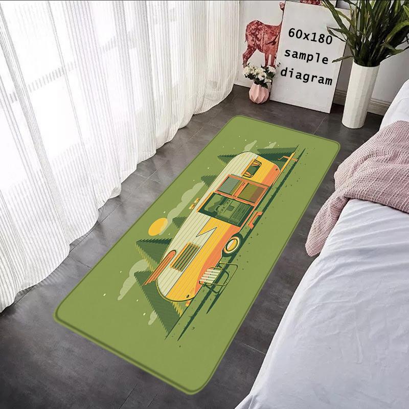 Hallway Entrance Cartpet Camping Camper Rugs Foot Carpets Doormat Floor Mats Non-slip Mat Home Kitchen Room Inside Decoration