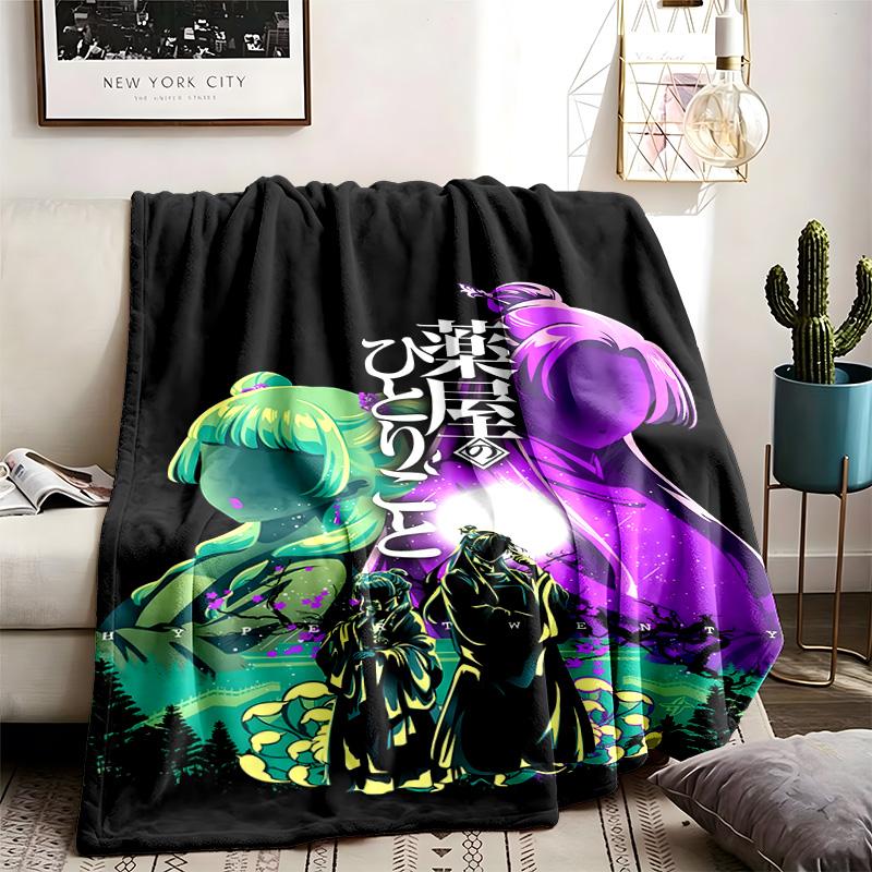 Die Apotheker-Tagebücher Motivdecke Geeignet für das Sofa Camping und Reisen Hergestellt aus weichem Flanellmaterial Ein ideales Geschenk für Anlässe wie Geburtst
