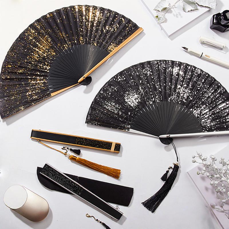 Folding Fan Chinese Style Ancient Style New Chinese Style Small Retro Folding Classical Costume Portable Summer Dancing Fan