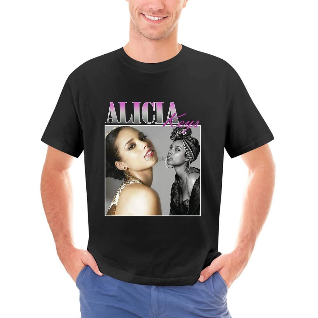 Alicia Keys Inspired Retro T-Shirt