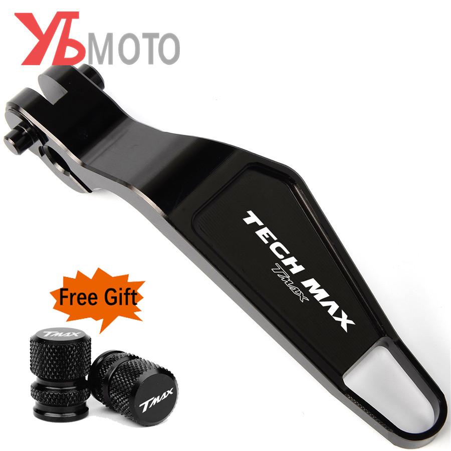LOGO Tech Max TMAX Motocyklová hliníková páka ruční brzdy pro Yamaha TMAX 560 TMAX560 2022 2023
