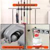 Freestanding Mop & Broom Storage Rack