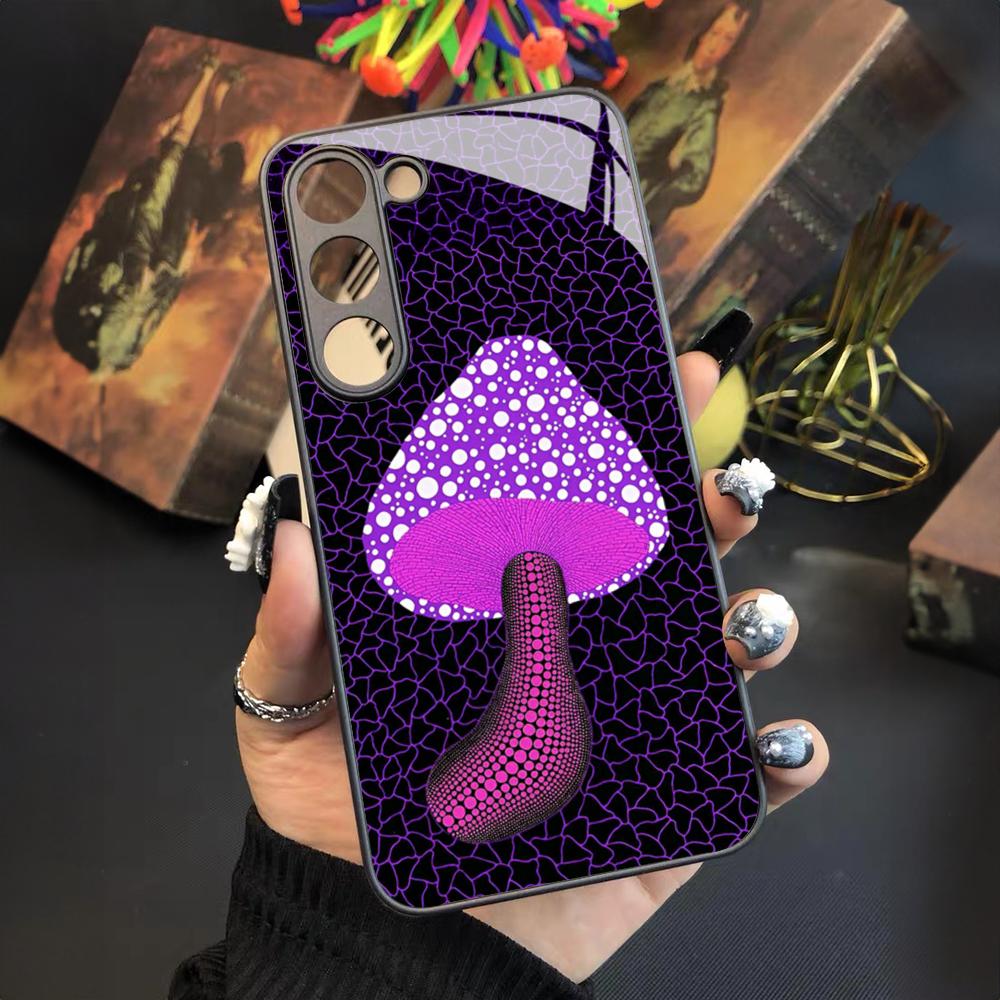 

Yayoi Kusama Phone Case For Samsung Galaxy S24 S23 S22 S20 S21 Note20 Ultra Plus Fe Colored Silver Cover Samsung S21 FE