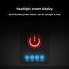 Rechargeable LED Cycle Front Light Super Bright LED Rechargeable Front Light 6 Light Modes Cycling Flashlight Waterproof Cycle