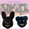 Cozy Black Bear Mask Perfect For Halloween Costumes And Fun Party Events