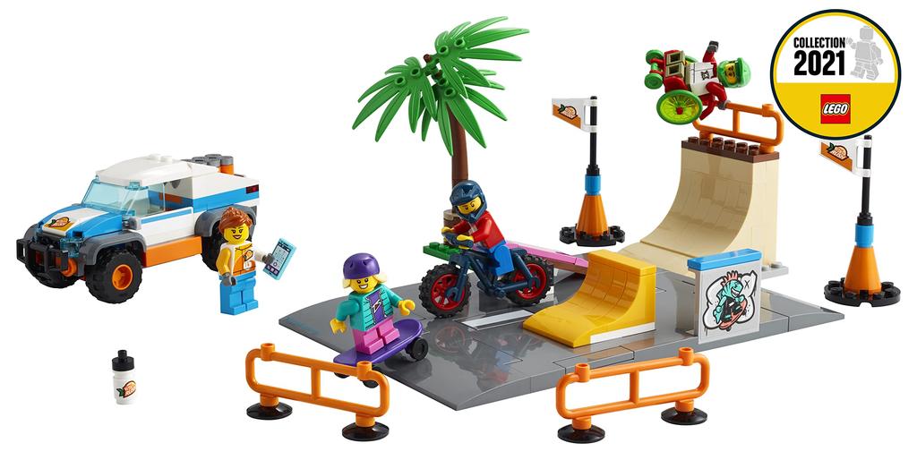 LEGO City LEGO City Skatepark med Veiplate 60290