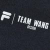 Fila Fusion X Team Wang Collaboration Slim Fit Long Retro Sports Knitted Pants Women Bottoms Black T11W349604F-BK