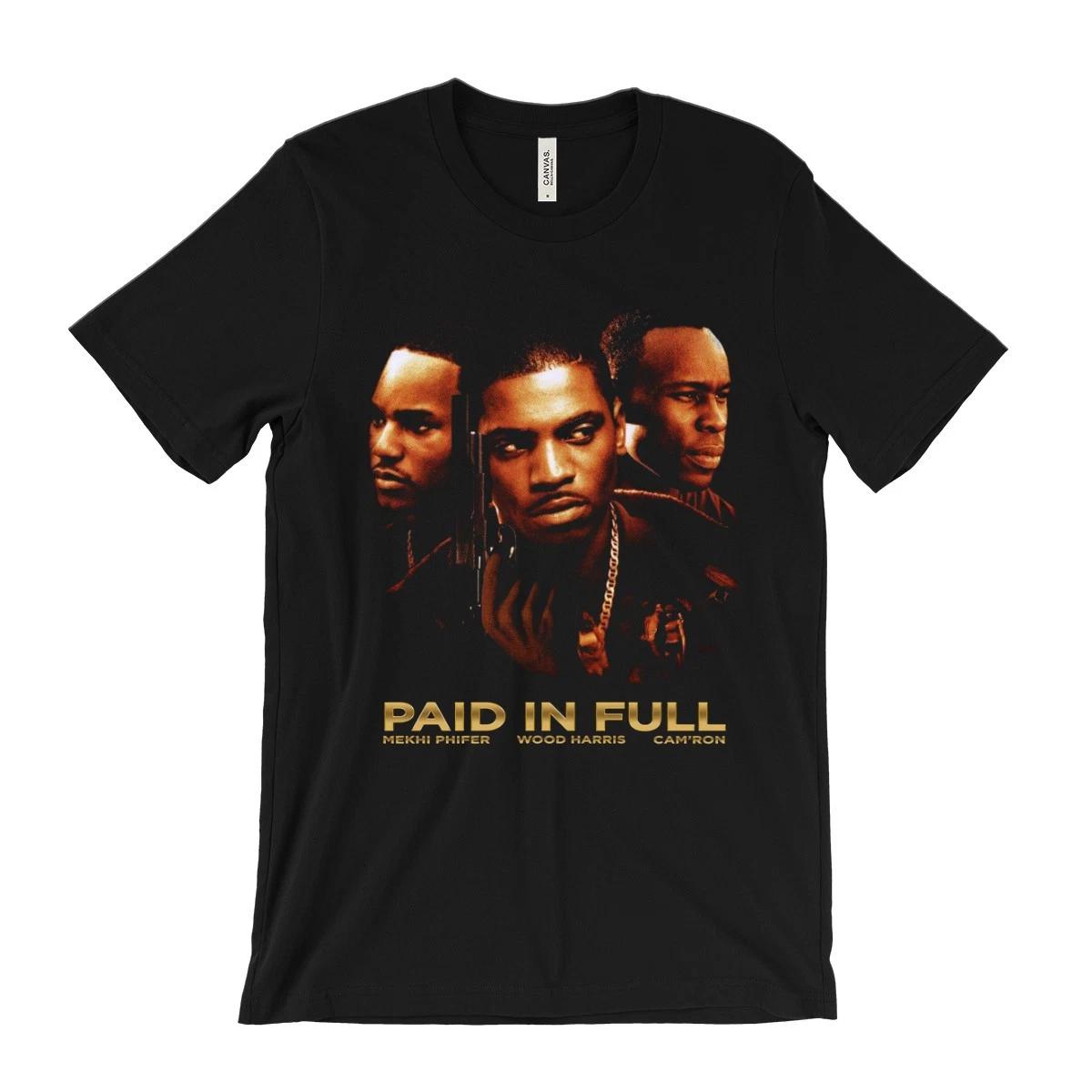 Paid In Full T Shirt - movie film Classic 1980s New York Hip Hop, Ace Boogie XS