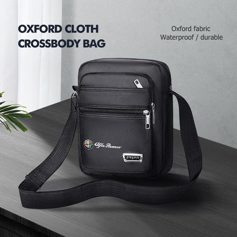 2026 Hot Alfa Romeo Fashionable Oxford Cloth Car Crossbody Bag Water-proof Travel Pack Shoulder Bag For Alfa Romeo 159 Giulietta