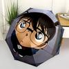 1PC Detective Conan Automatic Folding Umbrella, Automatic Folding Umbrella with 8 Ribs, Convenient for Outdoor Use  022