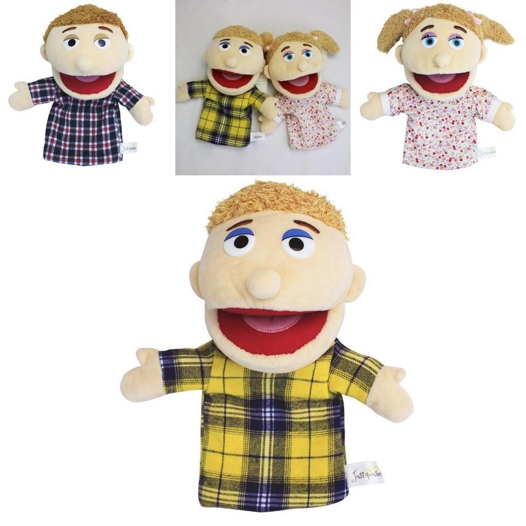 Cute And Colorful Family Hand Puppet Plush Toy For Imaginative Playtime