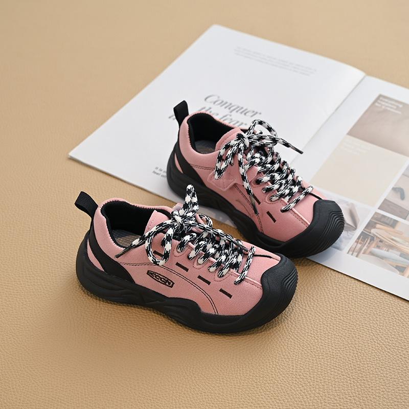 Girls' sports shoes autumn new girls outdoor mountain ugly cute shoes boys hiking children's shoes Korean version