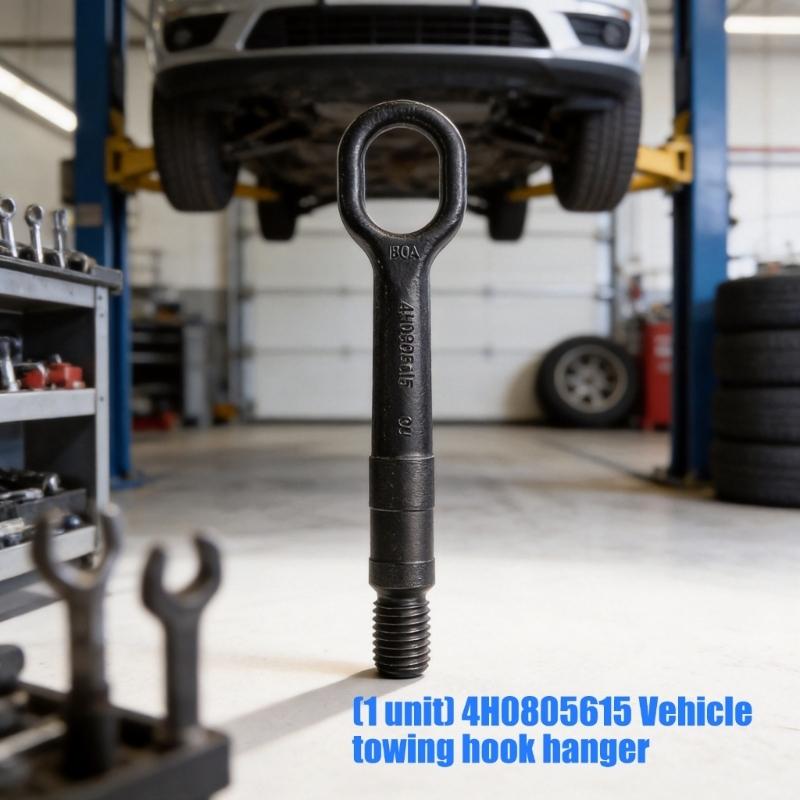 Tow Bars Universal for A8L S8L 4H0805615 Replacement Towing Eye Hook Hitch Unit Rustproof Black Automotive Accessory
