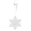 Festive Crystal Snowflake Pendant Christmas Ornaments for Winter Holiday Celebrations Holiday Party Decorations