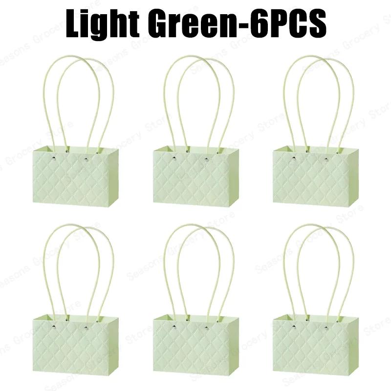 2026 New Reusable Waterproof Flower Tote Bag Eco Friendly Wedding Party Favors Gift Box Portable Bouquet Packaging Decorations