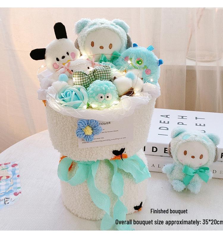 Valentine's Day Kitty Plush Bouquet: Perfect Gift for Girlfriend or Bestie