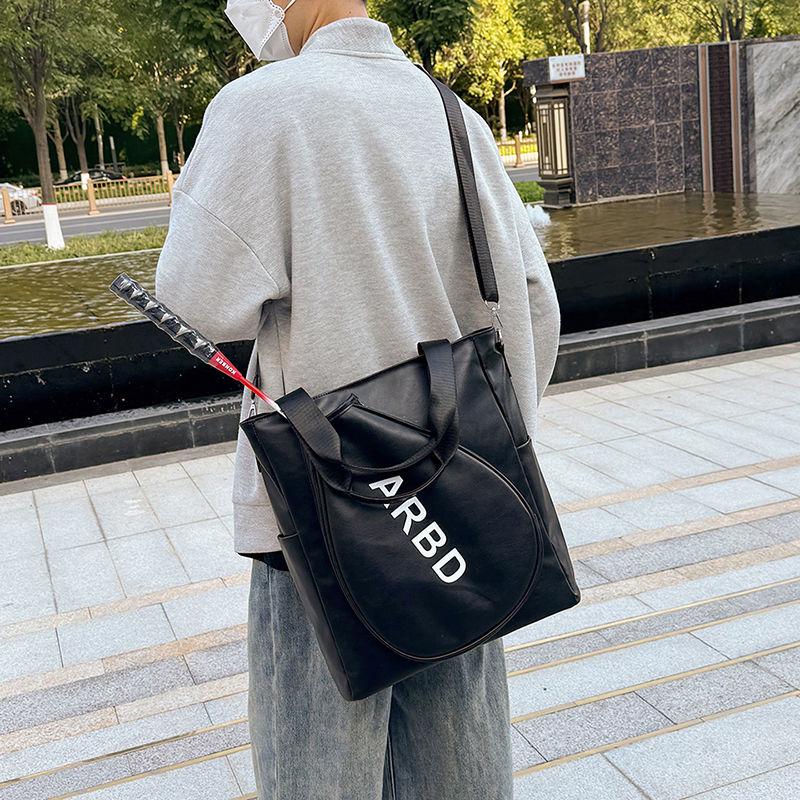 High-Value Fashion Single Shoulder Badminton Racket Bag - Men's & Women's Crossbody Sports Bag with Large Capacity