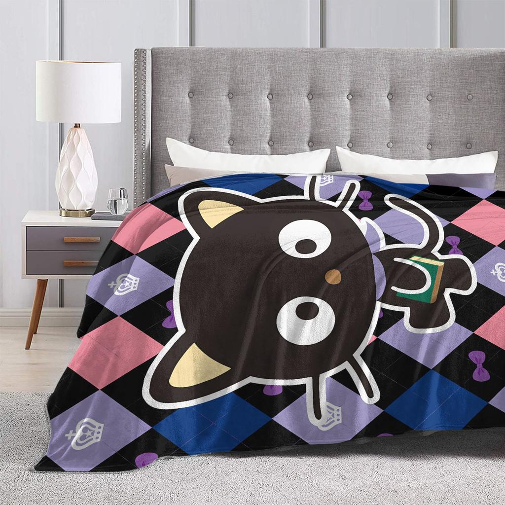 Süße Chococats Decke Super Warm Schwarz Katze Überwurfdecke Winter Junge Mädchen Schlafzimmer Lustige Bettdecke