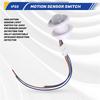 Frischer Mini-Bewegungssensor Lichtschalter 110-220V PIR-Sensor Intelligente Erkennung Zeitschaltverzögerung Einstellbar Infrarot-Induktionsdetektor