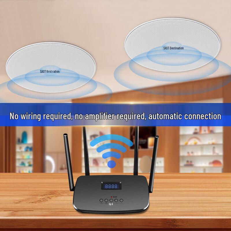 SAST YY-U4 Wireless Bluetooth Ceiling Speaker System CN plug (adapter included)