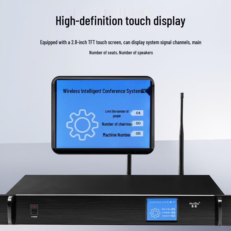 HuiDu GLE-600E Wireless Gooseneck Conference Microphone System (CN version)