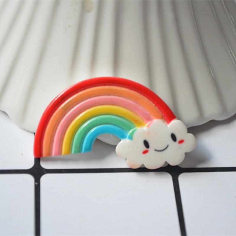 Cartoon Five-pointed Star Fridge Magnets Home Decoration Balloon Rainbow Lollipop Fridge Stickers Pupil Gifts