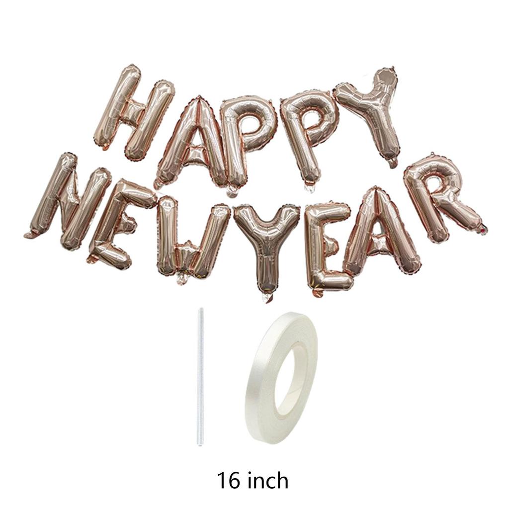 Happy New Year Balloon Curtain Decoration Cartoon Decorations Balloon Banner for Celebrations Front Door Home Wedding New Year