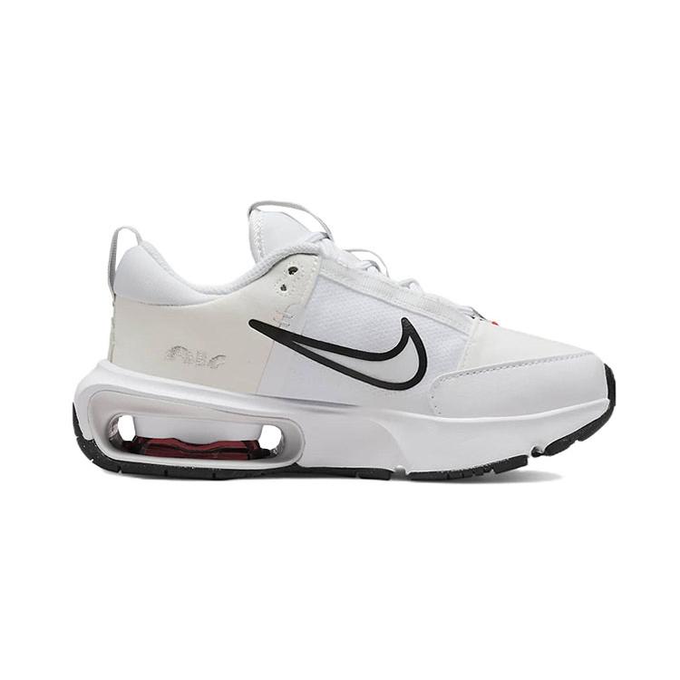 Nike Air Max INTRLK Cushioning, Wear Resistant Low Top Kids Lifestyle Shoes White Black Children Aged 3 7 Years Old DC9289-100
