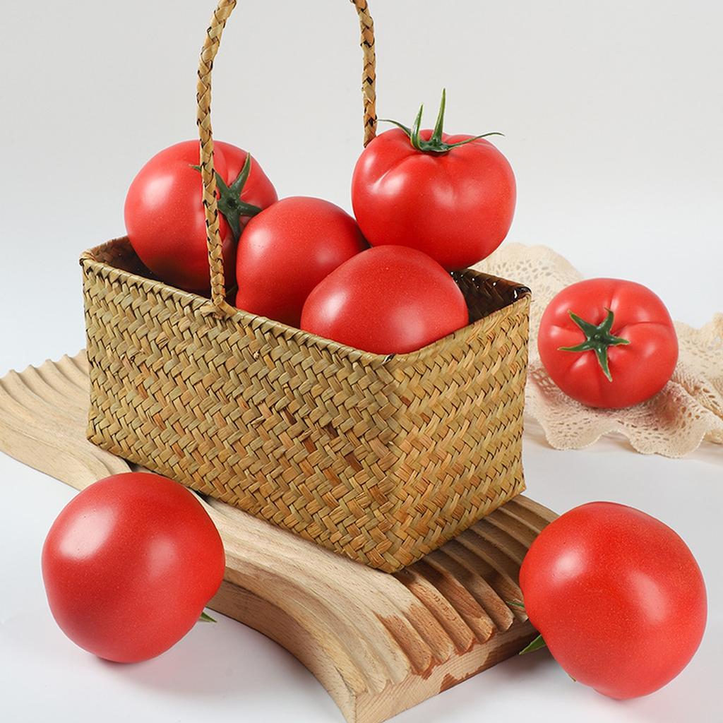 Artificial Tomato Model Realistic Foam Vegetable Props for Kids Teaching
