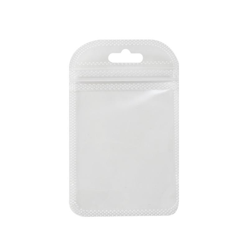 Clear Reclosable Jewelry & Nail Art Plastic Pouch with Double-Sided Seal