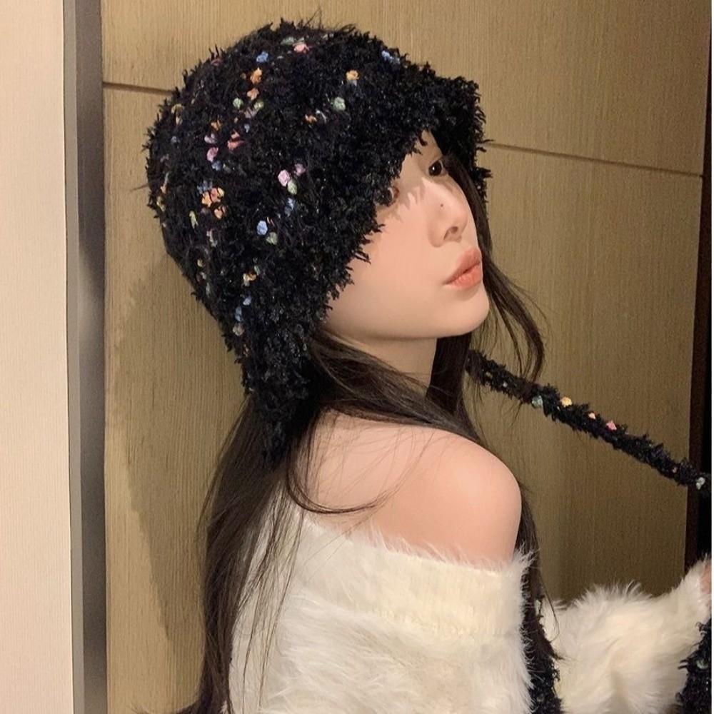 Ear Protection Winter Hat Warm Earmuff Knitted Hat Cute Lei Feng Cap for Women
