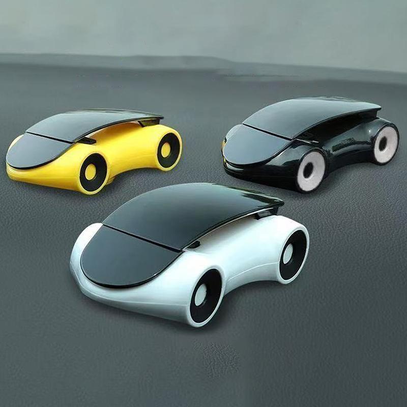 360° Rotating Car Model Bracket Strong Self-Adhesive Car Mobile Phone Holder Car Interior Instrument Ornament Decor