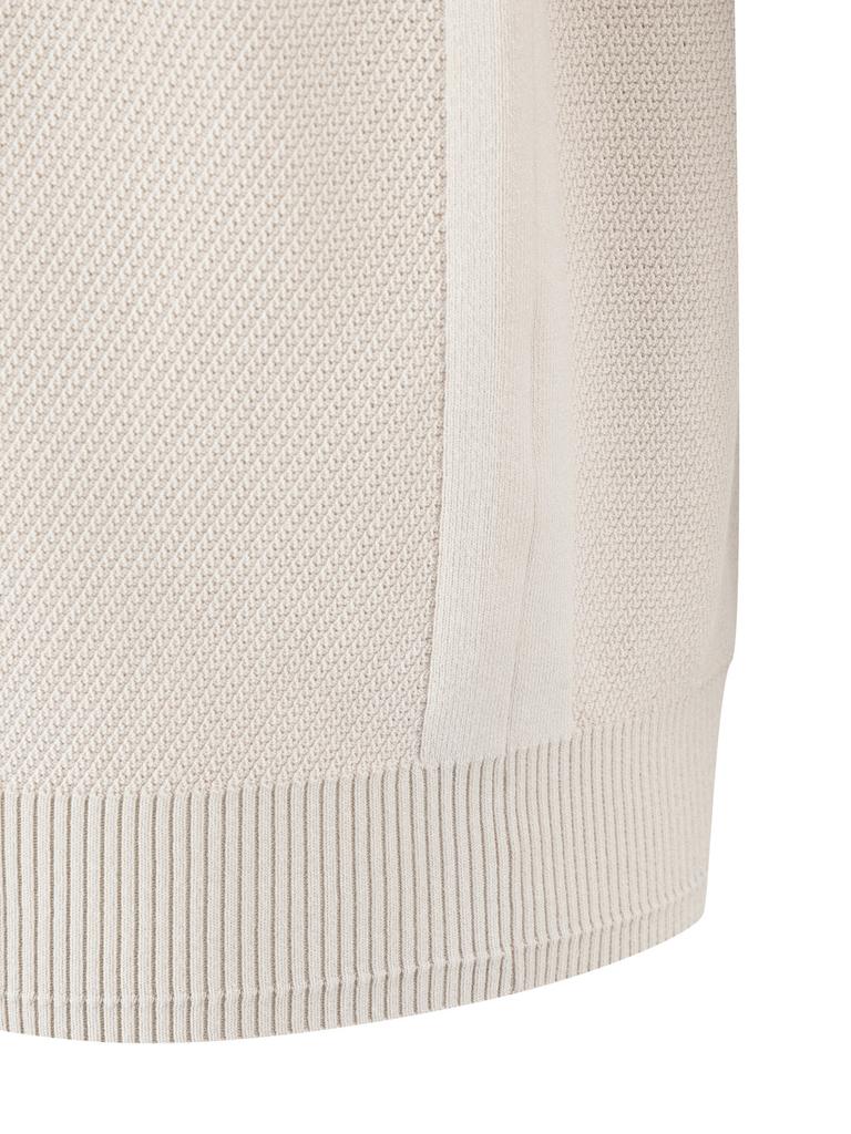 AND Z Men'S Machine Washable Knit Collared Long Sleeve Tee_Blg1Et1002Be