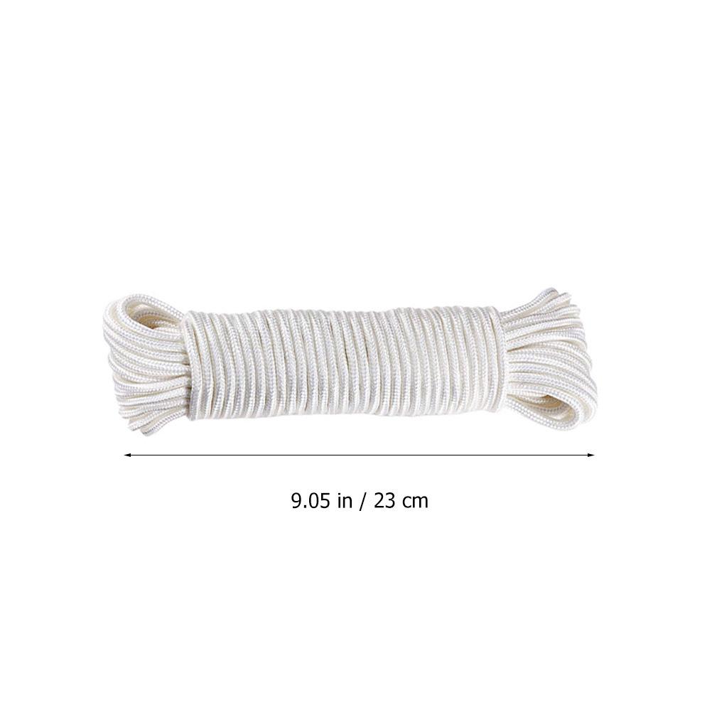 6Mm Braided Nylon Lifting Rope Flagpole Halyard Replacement Heavy Duty Weather Resistant for Camping Clothesline Use 1550X0.6X0.6CM