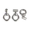 Awning Rail Stoppers 4mm Lifting Eye Nut Fastener Carabiner Hooks for Campers