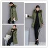 Parkas Women Long Padded Jackets Hoodie Coats Elegant Loose Casual
