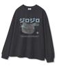 TI.GLAKE Whatwalyou Oversized Long Sleeve T-Shirt 3 Colors [Ribbed Cuffs Additional Option]